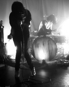 Alison on lead, Jack on drums.